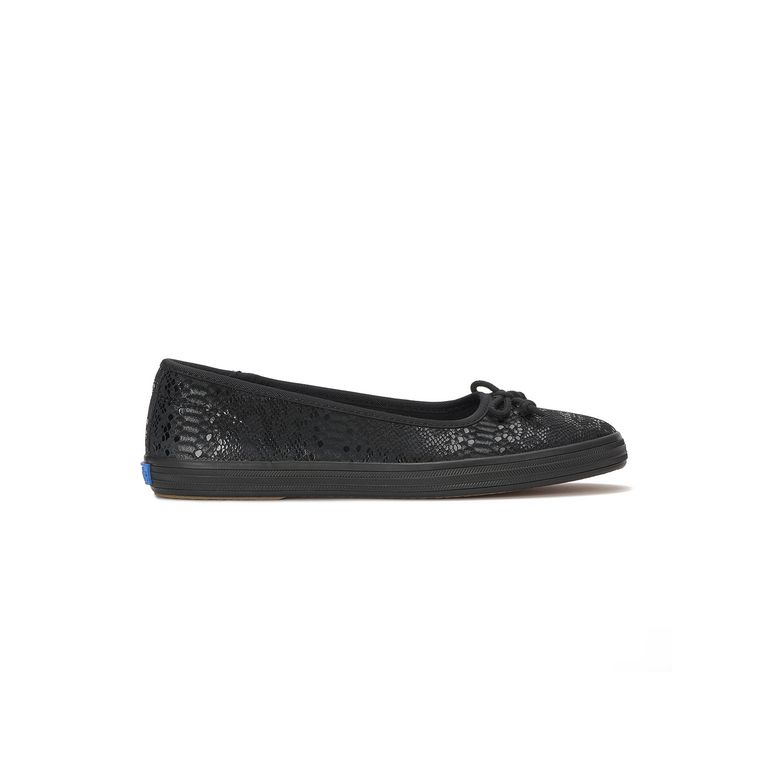 Zapatilla Cuero Mujer Maisie Ballet Lthr Negro