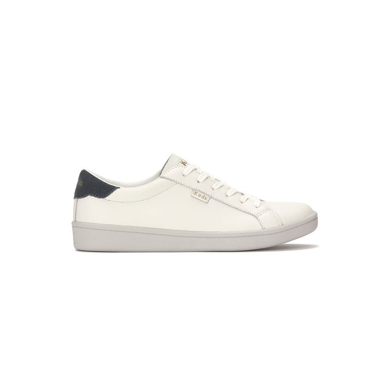 Zapatilla Cuero Mujer Ace Ii Leather Blanco