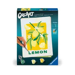 RAVENSBURGER - Canvas pinta por número: Limones Estilo Moderno