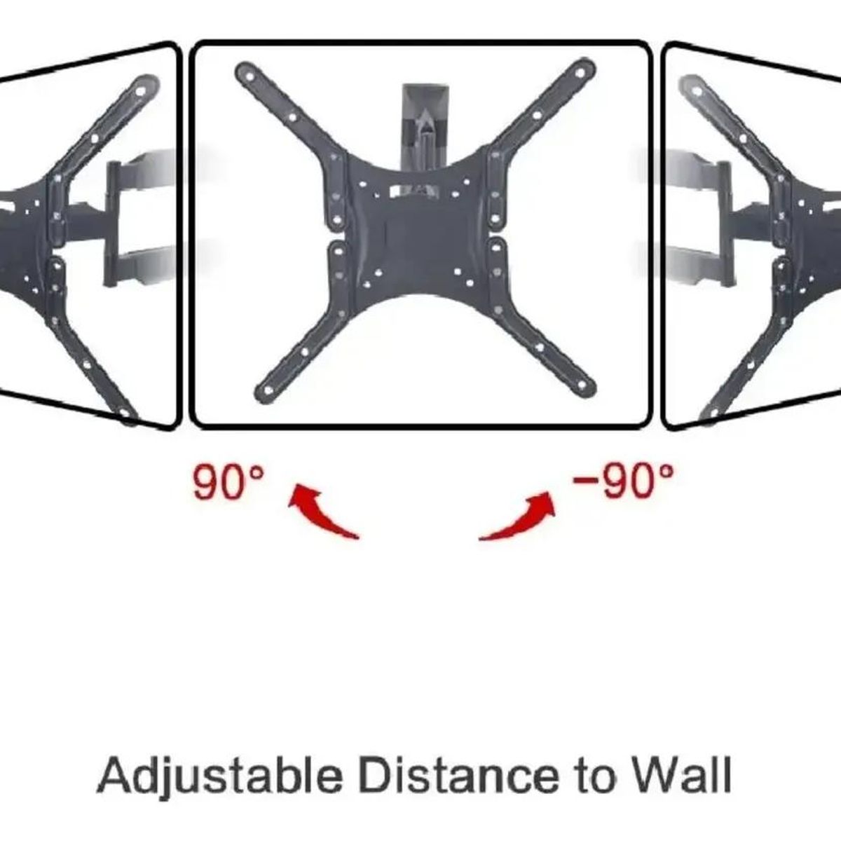 GENERICO - Soporte de Pared para TV Ajustable 32 a 55 Pulgadas