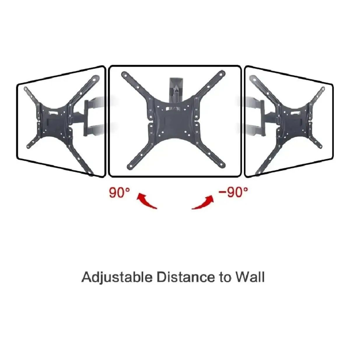 GENERICO - Soporte de Pared para TV Ajustable 32 a 55 Pulgadas