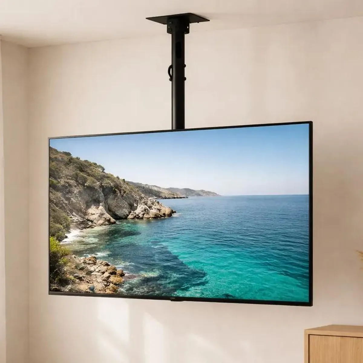 GENERICO - Soporte de techo ajustable para TV 25 a 55 pulgadas