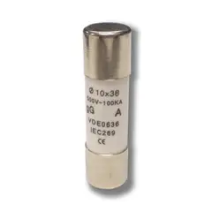 CROMPTON - Fusible Cilindrico 16A 10X38Mm 100Ka 500V Ccd -Precio X 3 Ud-