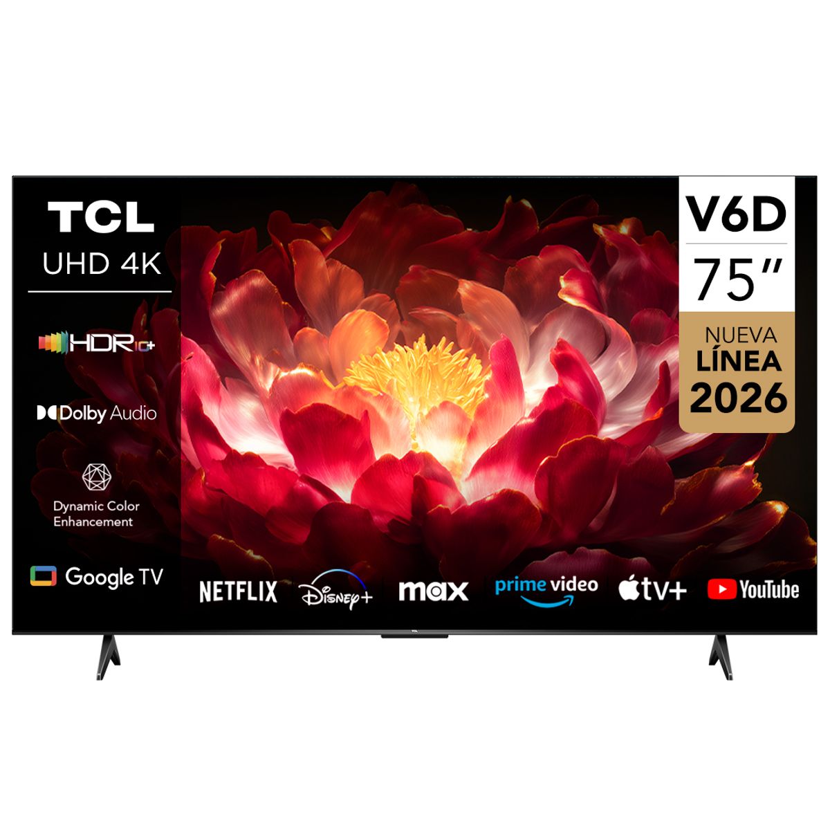 TCL - Smart TV TCL 75 UHD 4K UHD 4K V6D
