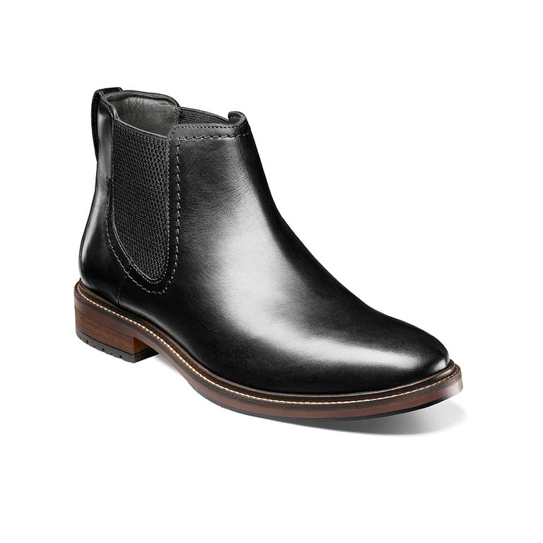 Botines Casual Forge Plain Toe Gore Boot Negro