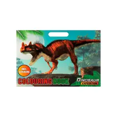 BESTIES - Libro para Pintar Dinosaurios con Stickers Dinosaur Expedition