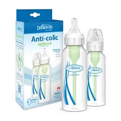 DR BROWNS - Pack 2 Mamaderas Anticólico Estándar 250ml Dr. Brown´s