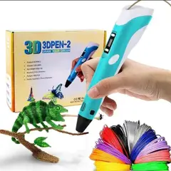 GENERICO - Lápiz impresora 3D kit + filamentos