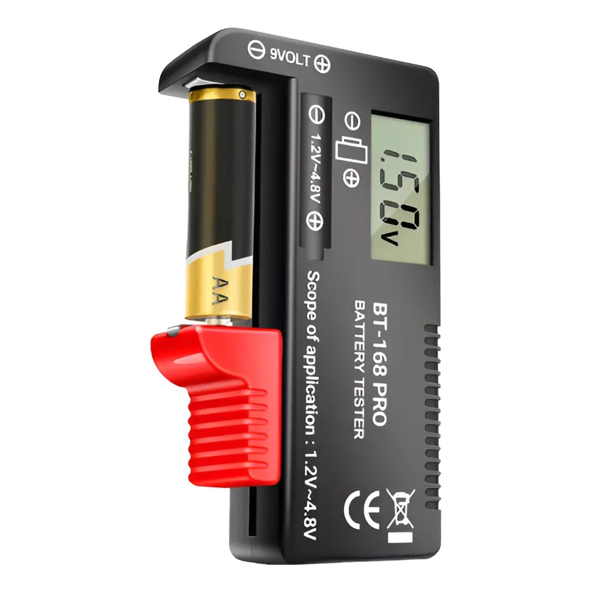 DM - Probador De Pilas Batería De Bt-168pro Universal Lcd Digital