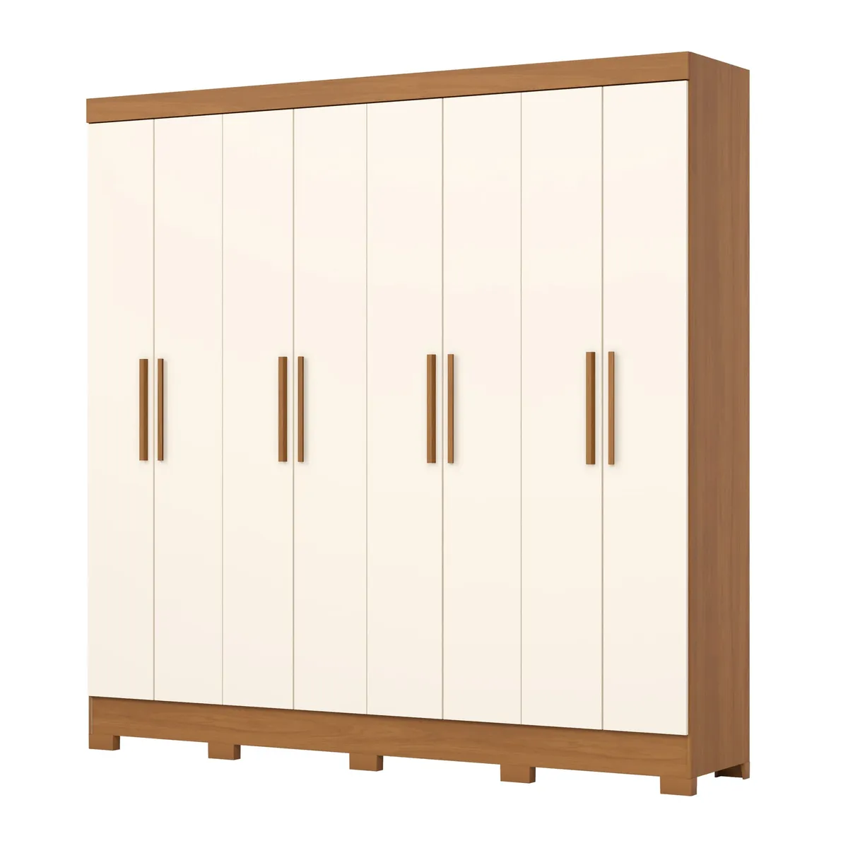 HOME MOBILI - Closet 8 Puertas 4 Cajones Crebel Off White