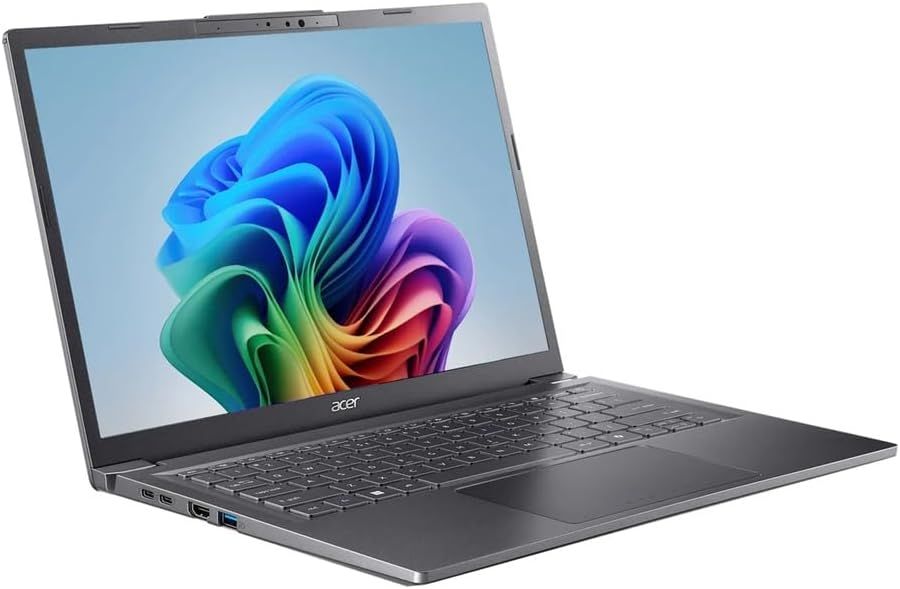Notebook Aspire 14” WUXGA Touch Intel Core Ultra 5 226V 16GB RAM 1TB SSD Copilot+ PC Windows 11 Steel Gray