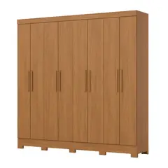 HOME MOBILI - Closet 8 Puertas 4 Cajones Crebel Canela