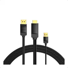 VENTION - Cable Hdmi A Displayport Activo 4k60 1.5m Para Ps5