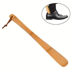 GENERICO - Calzador De Zapatos Largo Madera Bambú para Adulto Mayor