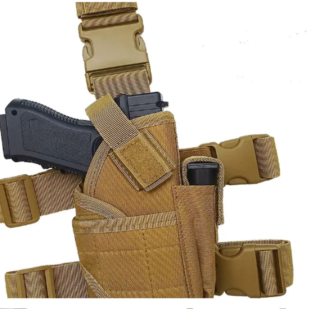 GENERICO - Muslera Tactica Universal Funda Porta Armas Airsoft Holster