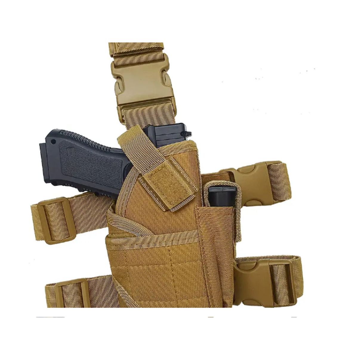 GENERICO - Muslera Tactica Universal Funda Porta Armas Airsoft Holster