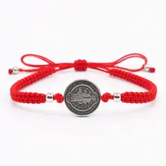 LK LUKSO - Pulsera Hilo Rojo San Benito Protección Unisex