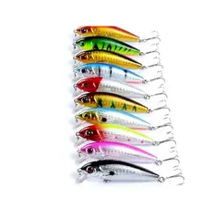 GENERICO - Pack 10 Señuelos Pesca Rapala 7.2cm Lenguado Corvina