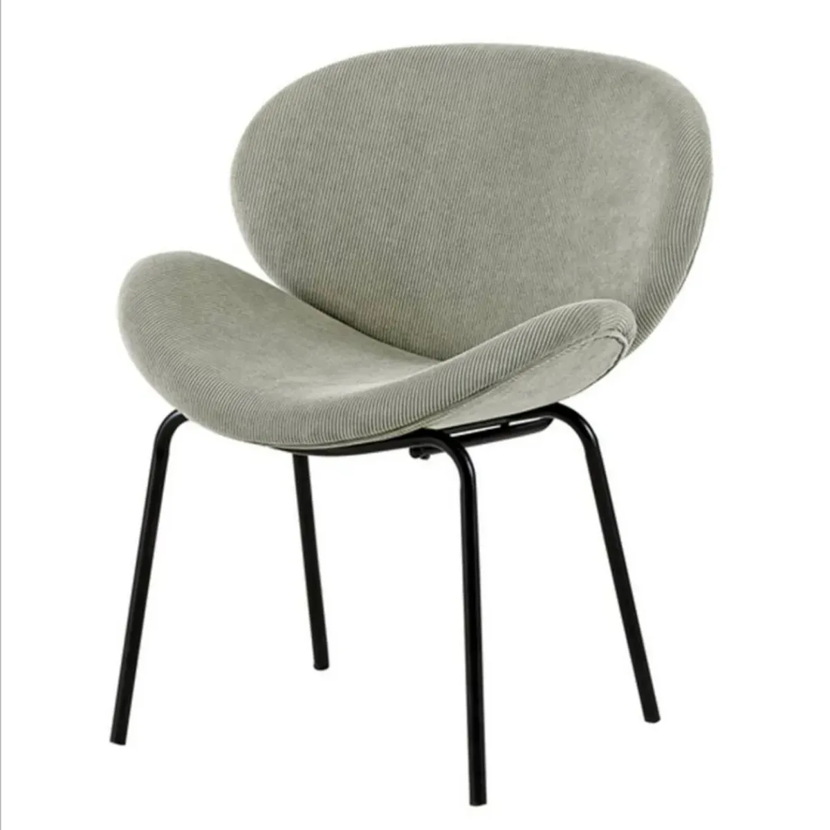 Silla Swan Sitial Color Gris Tela Curdoroy By Arne Jacobnson, marca ARTIHOGAR - Foto Principal