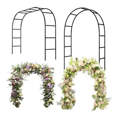 GENERICO - Metal Arco Jardín Plantas Globos Matrimonio Para Plantas BELUG