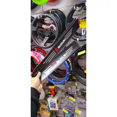 GENERICO - X4 Cubre socalo pisaderas pegatina de fibra de carbono en eco cuero suzuki