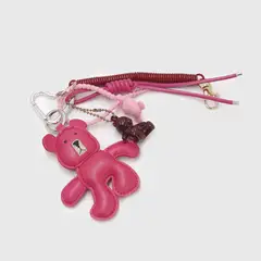 VC ACCESORIOS - Charm Teddy Pink con alargador