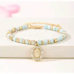 GENERICO - Pulsera elasticada VIRGEN GUADALUPE