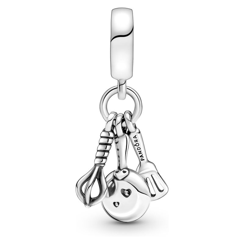PANDORA - Charm Colgante Espátula, Sartén Y Batidora Mujer Pandora