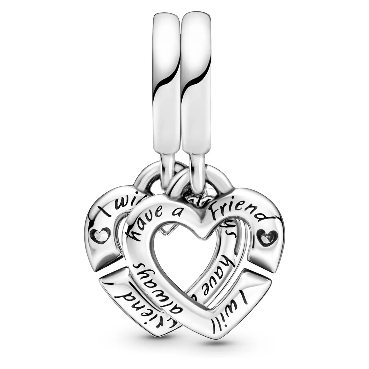PANDORA - Charm Corazones Hermanas Mujer Pandora