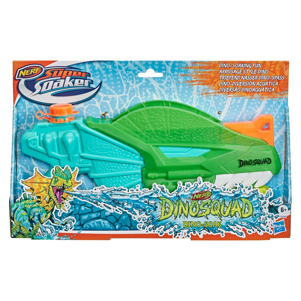SUPERSOAKER - Lanzador  De Agua Dinosquad Nerf Supersoaker