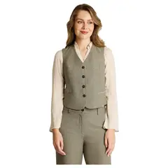 LORENZO DI PONTTI - Gilet Sin Mangas Mujer Gris