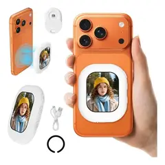 GENERICO - Mini Cámara Trasera Magnética Para Teléfono Selfies