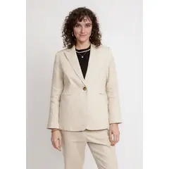 CANADIENNE - Blazer Mujer Celine Lino Beige