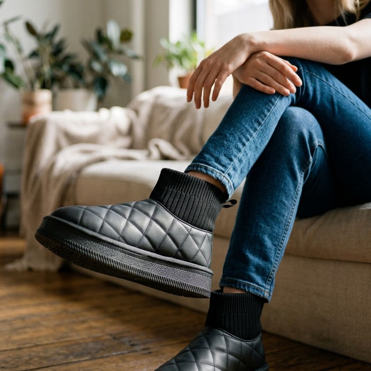 BOTELI - pantubotas mujer Botas Con Chiporro Para Damas invierno termicas