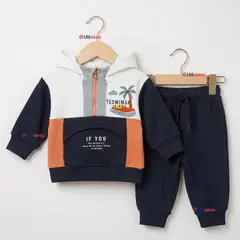 TEDMIMAK - Conjunto Buzo Polerón 2 Piezas Bebé Niño Adorable Child