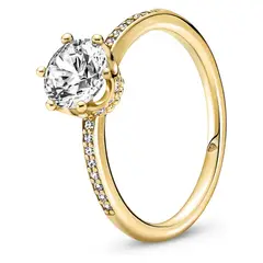 PANDORA - Anillo Solitario De Plata Mujer