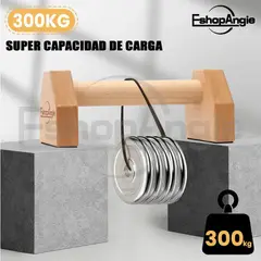 GENERICO - Mini Paralelas De Madera Calistenia Fitness Barra