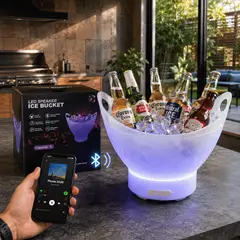 GENERICO - Hielera Parlante Bluetooth - Luces LED - 7LT