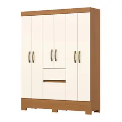 HOME MOBILI - Closet 6 Puertas 2 Cajones Mirla Off White