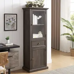 MSA MUEBLES SANTA ANA - Vitrina Brown de estilo exhibidor