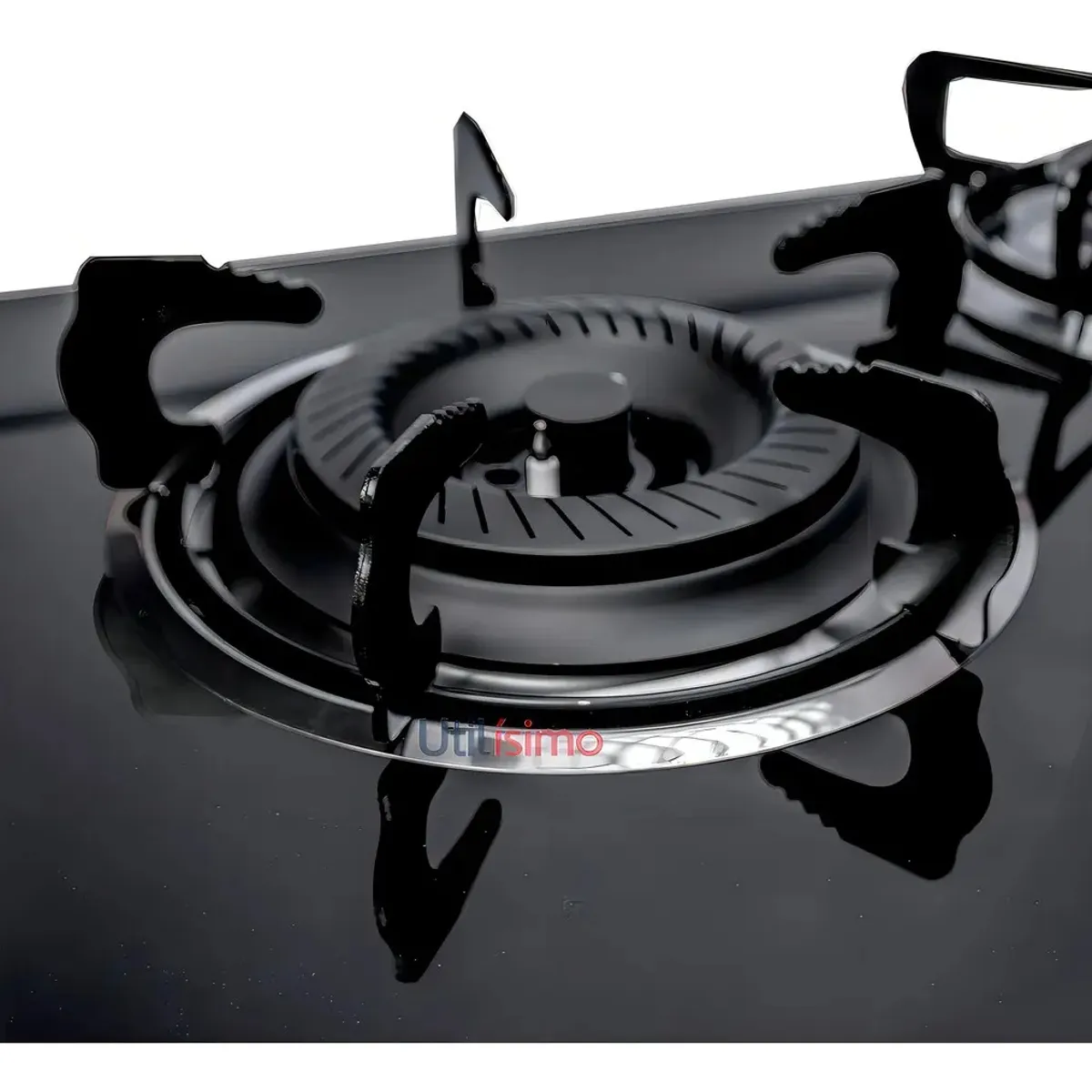 GENERICO - Cocina A Gas Encimera Tope Vidrio Templado 3 platos