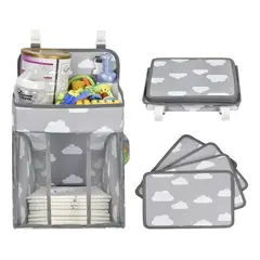 NORPLAT - Organizador Pañales Cambiador Cuna Carrito Pañal -