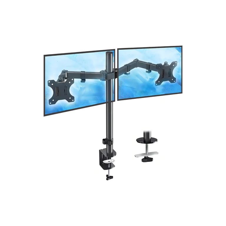 GENERICO Soporte De Escritorio Para Doble Monitor 15 A 33 Pulgadas BW-02