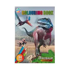 DINOSAUR EXPEDITION - Libro para Pintar Dinosaurio con Lápices