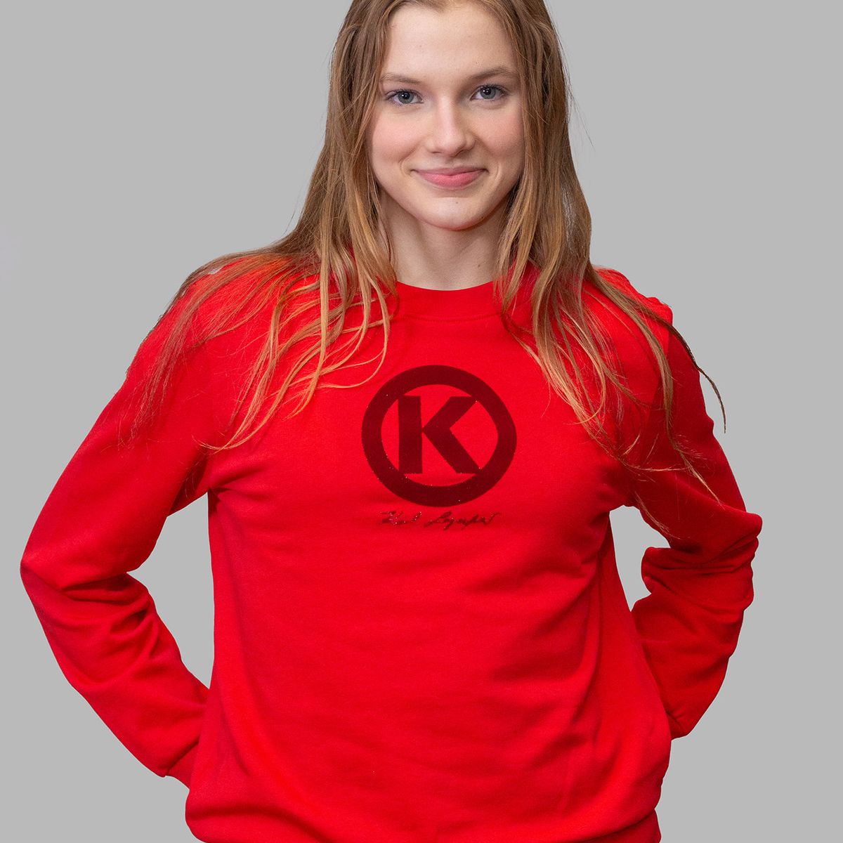 KARL LAGERFELD - Polerón con estampado de logo K