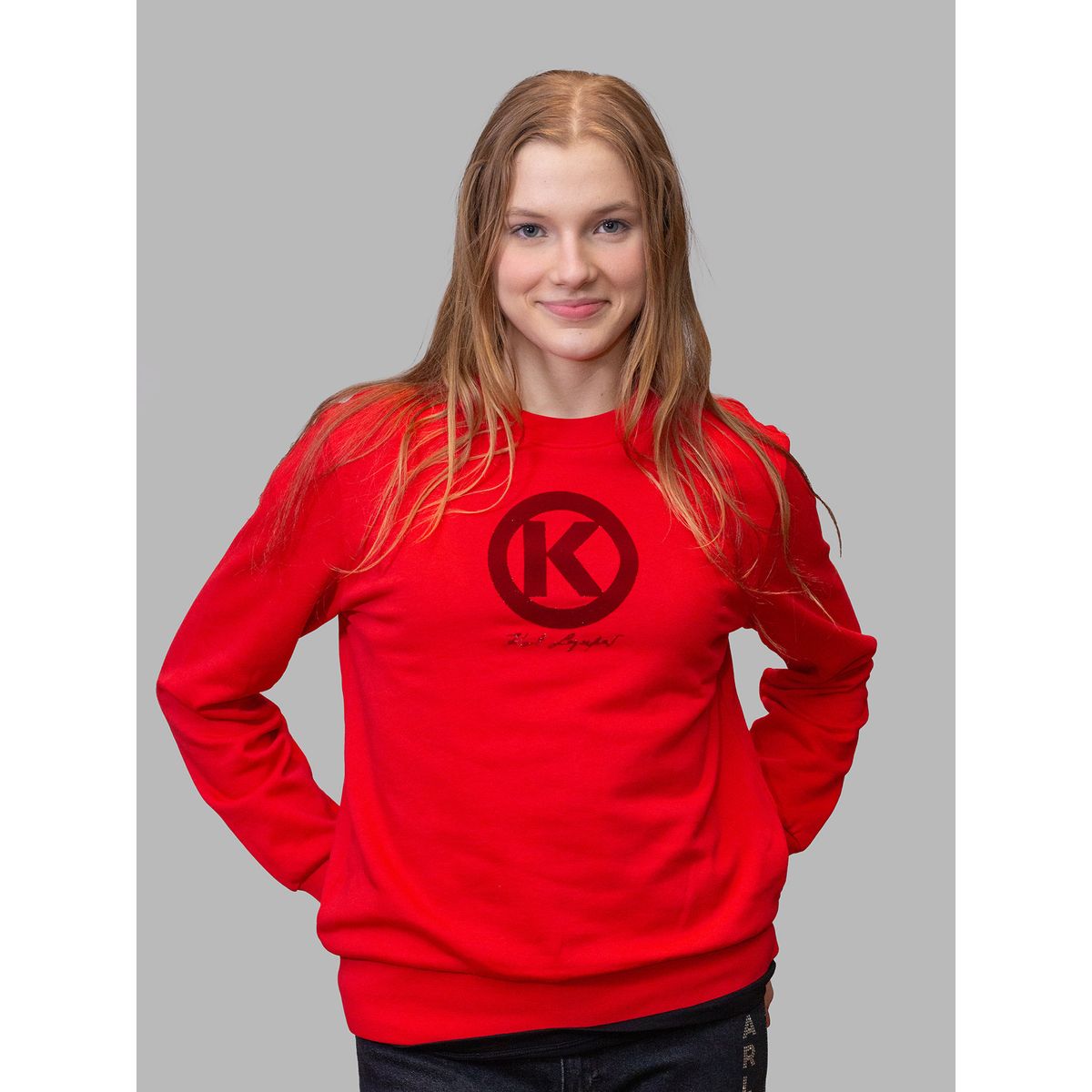 KARL LAGERFELD - Polerón con estampado de logo K
