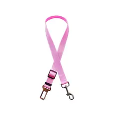 METALFER - Cinturón De Seguridad Resistent Para Mascotas Perro Rosa