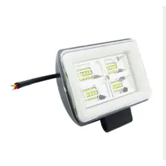 GENERICO - Neblinero 16 Led + Aro Duo Color Estrobo DEZZER