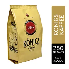 CAFFESSO - Café Molido Konigs Premium Crema Arábica 250g Doypack