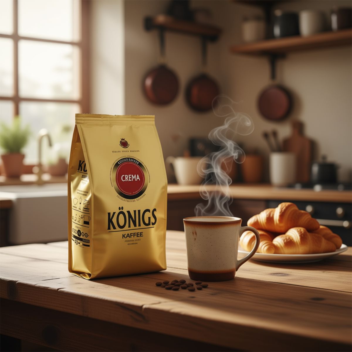 CAFFESSO - Café Molido Konigs Premium Crema Arábica 250g Doypack